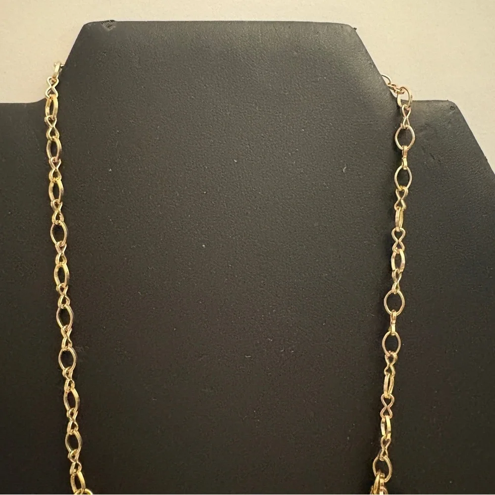 Beach Necklace, Shells, Gold Chain 20